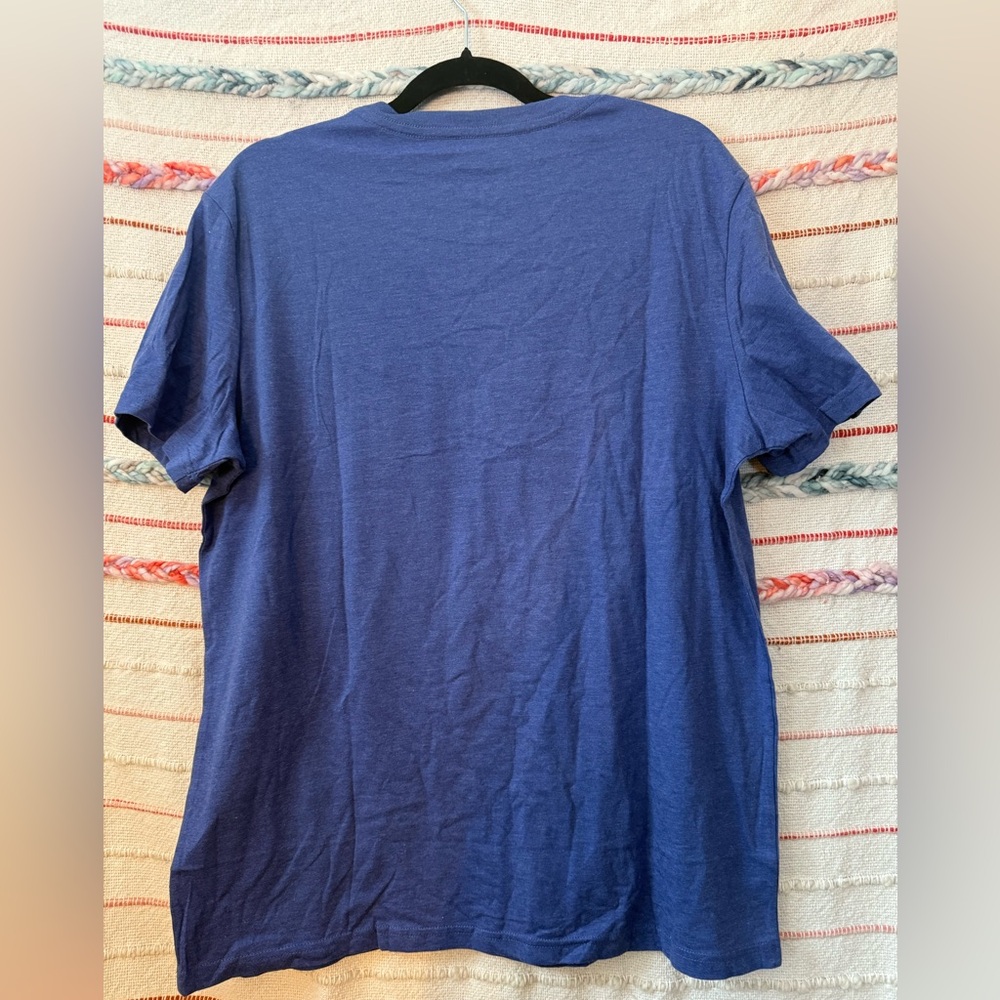 Disney Blue Mickey Mouse Patriotic Adult Tee - Size Large - Picture 3 of 4